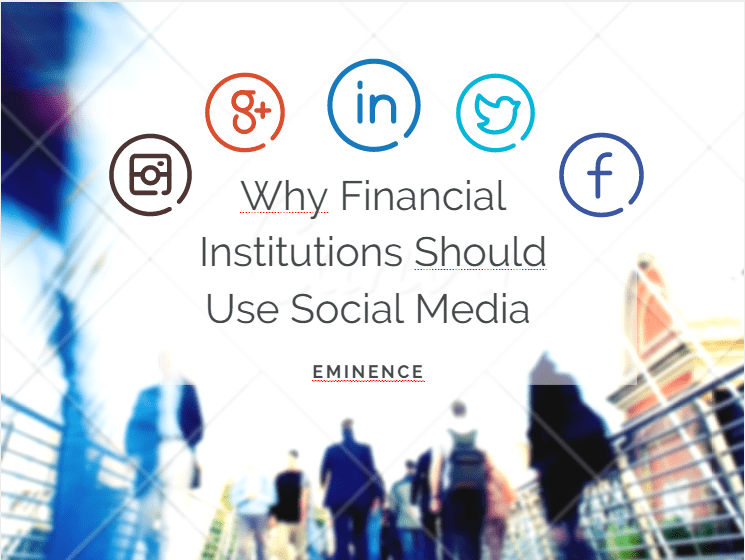 Financial institutions should use social media