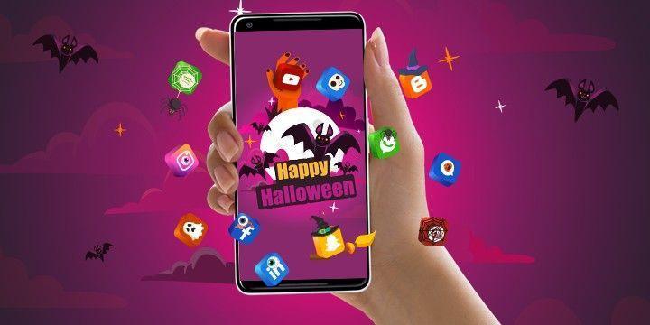 Halloween social media